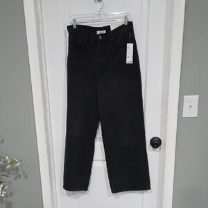 Urban Outfitters Black Wide Leg Jeans